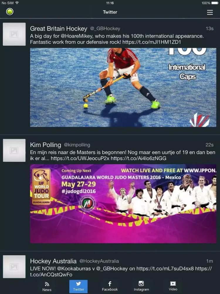 Скриншоты Olympic RightNow iPad 