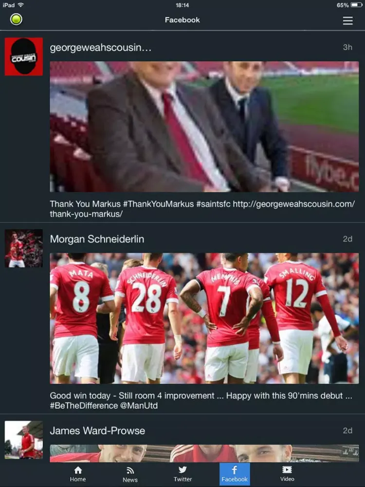 Скриншоты Sport RightNow - Southampton Edition iPad 