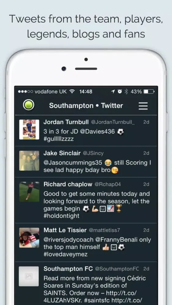 Скриншоты Sport RightNow - Southampton Edition