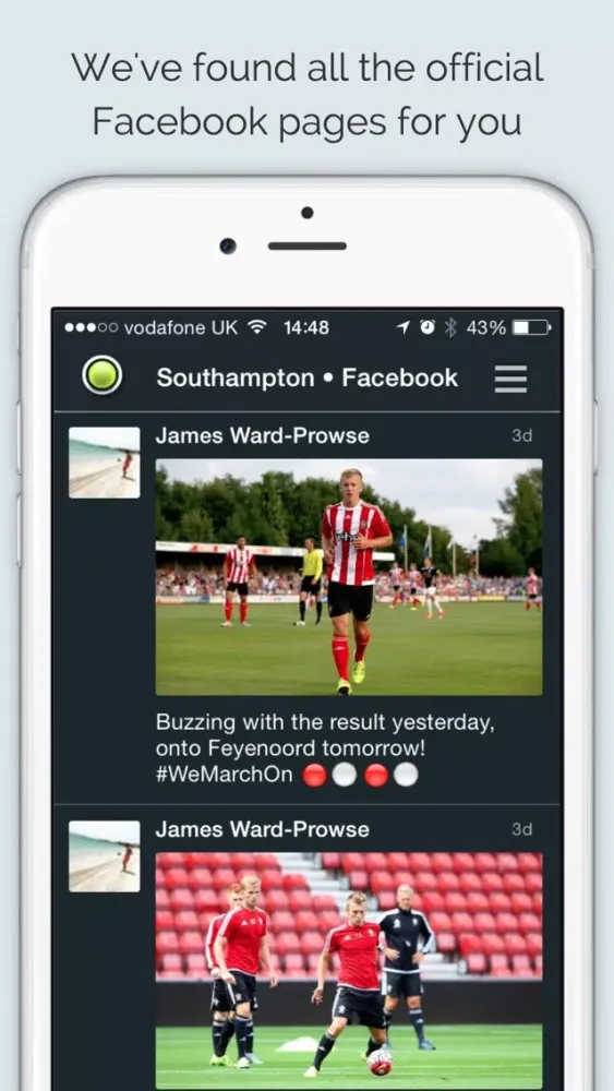 Скриншоты Sport RightNow - Southampton Edition