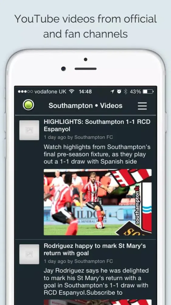 Скриншоты Sport RightNow - Southampton Edition