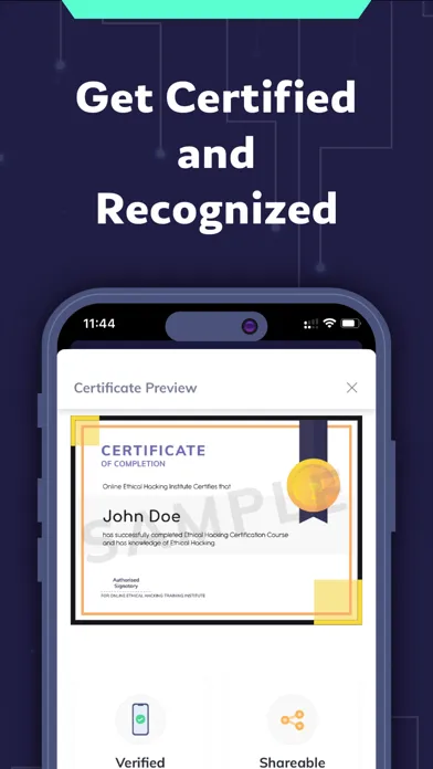 Ảnh chụp màn hình của Learn Ethical Hacking App