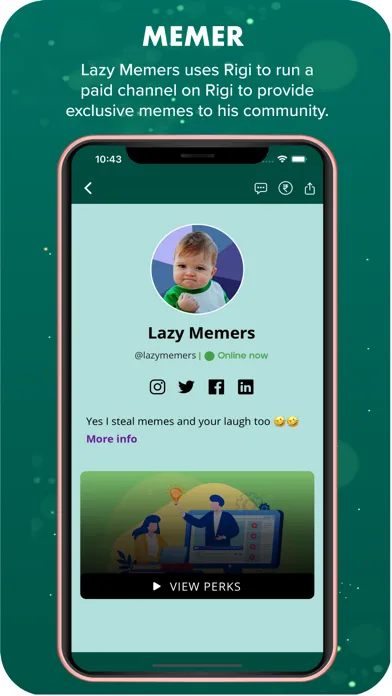 Rigi App Screenshots
