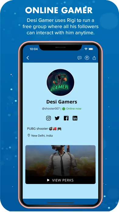 Rigi App Screenshots