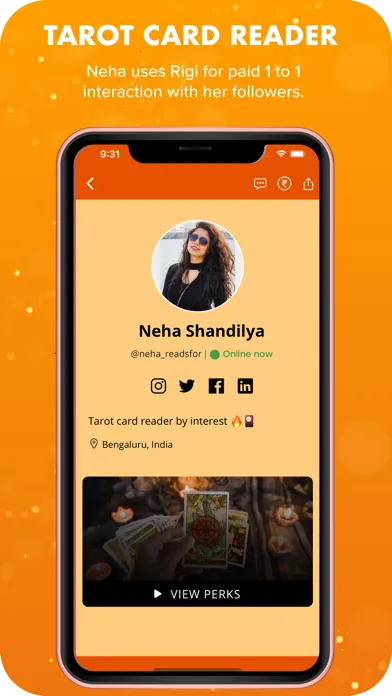 Rigi App Screenshots