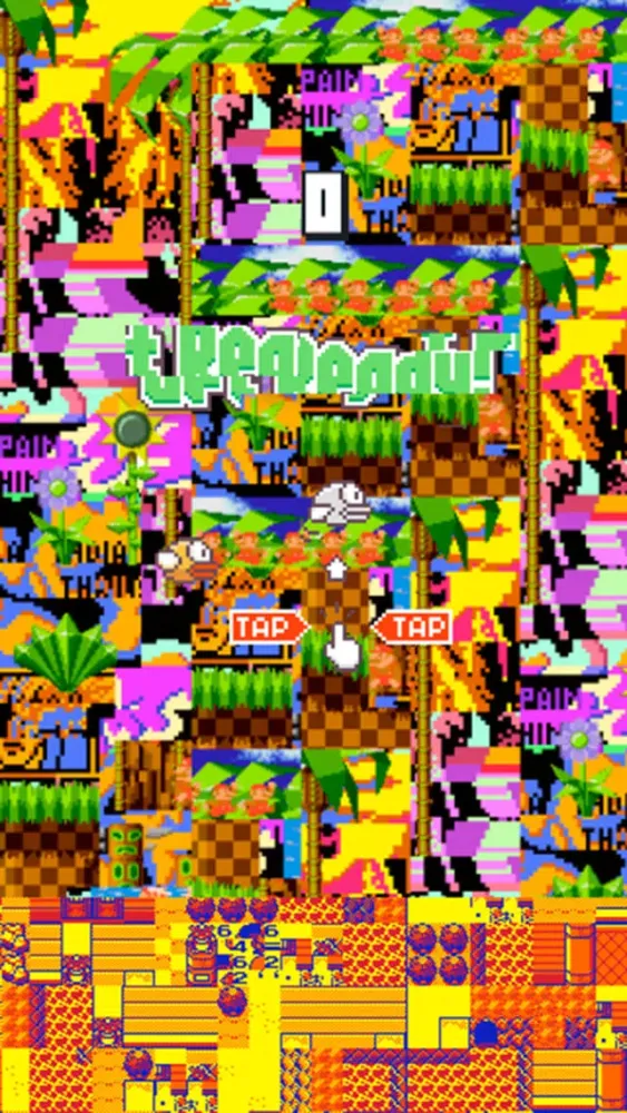 Flappy Glitch Ekran Görüntüleri