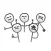 Hand Drawn Stick Men Stickers