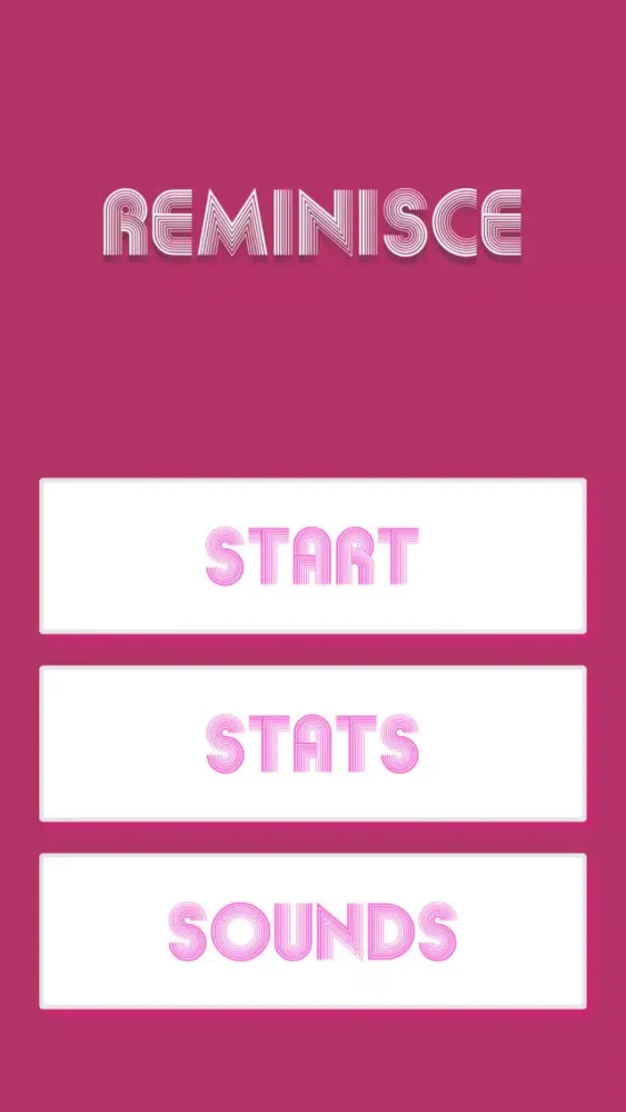 Reminisce - A Memory Game স্ক্রিনশট