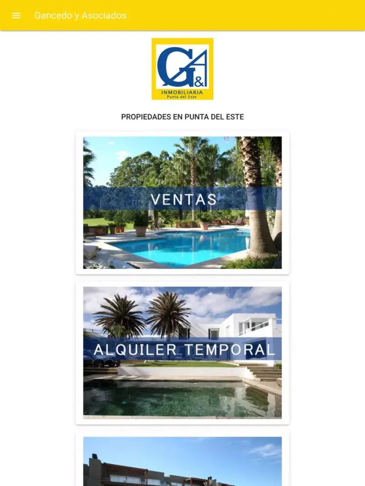 Gancedo y Asociados Inmobiliaria iPad  Screenshots