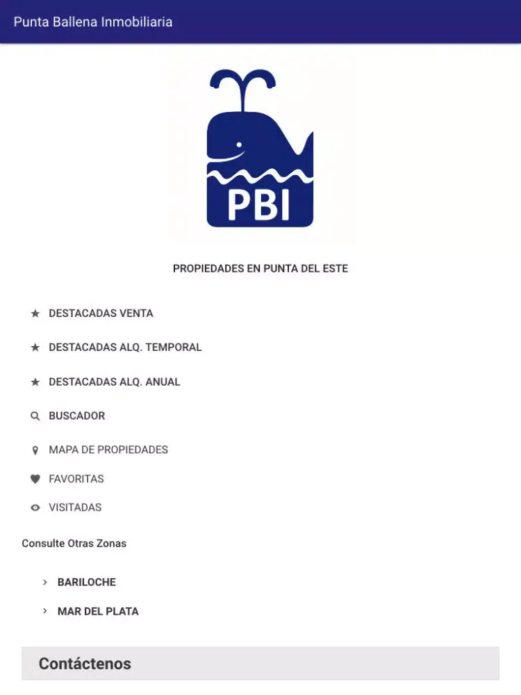 Punta Ballena Inmobiliaria iPad 應用截圖