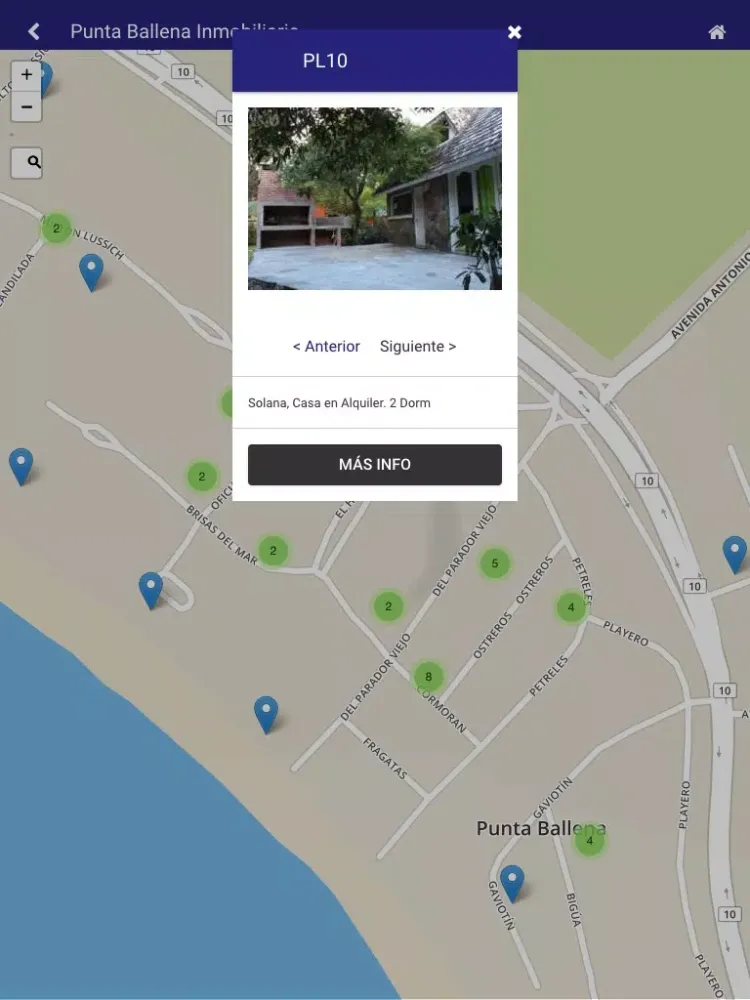 Punta Ballena Inmobiliaria iPad 應用截圖