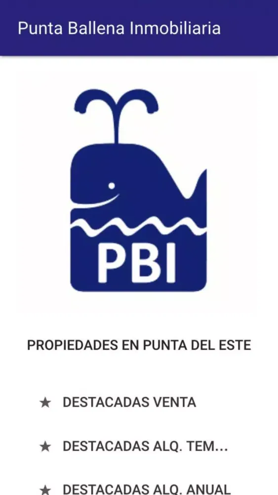 Punta Ballena Inmobiliaria應用截圖