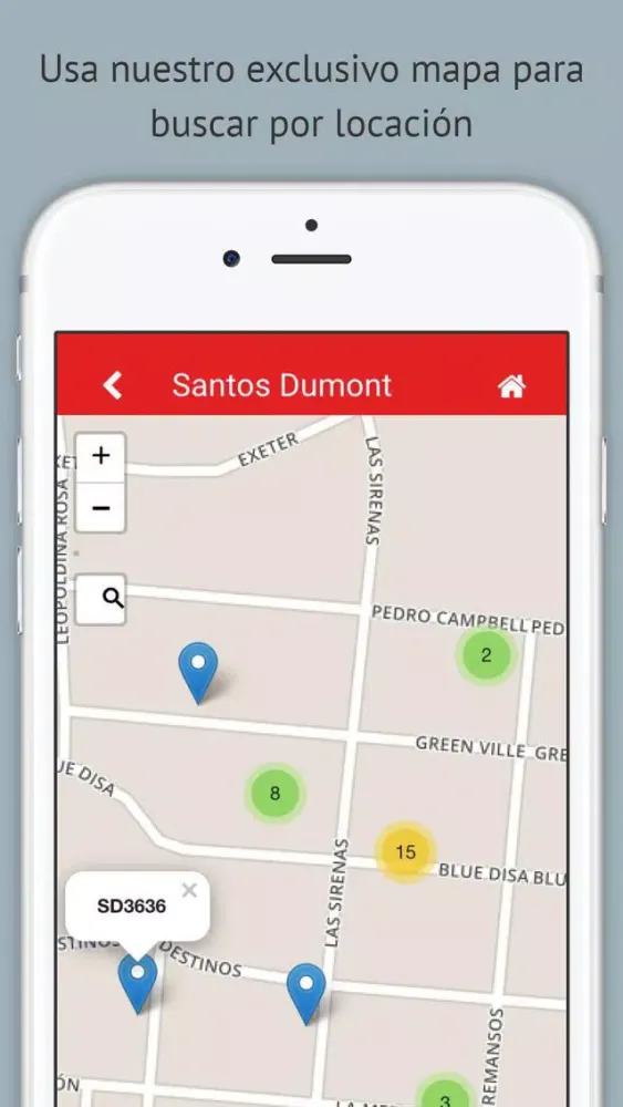 Ảnh chụp màn hình của Santos Dumont Inmobiliaria