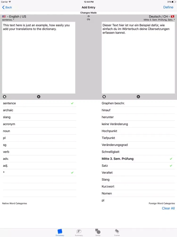 تصاویر Vocable Box - Flashcards Learning and Study Aid iPad 
