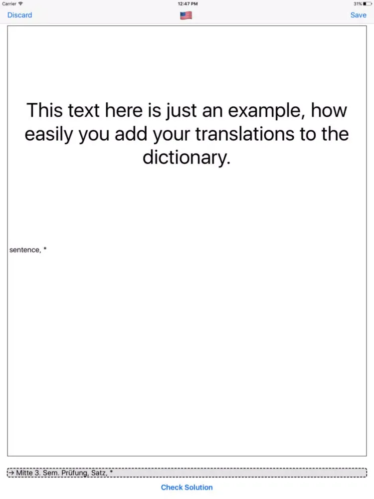 تصاویر Vocable Box - Flashcards Learning and Study Aid iPad 