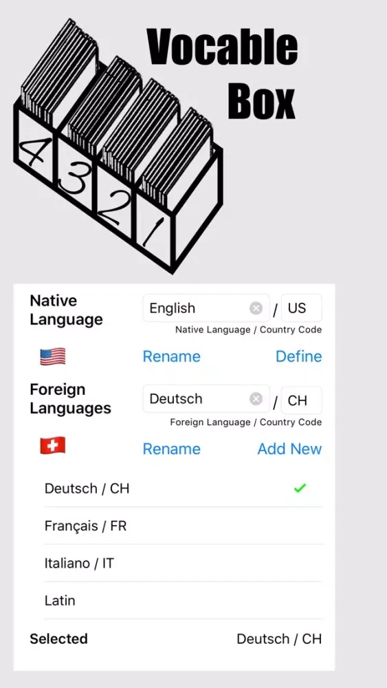 تصاویر Vocable Box - Flashcards Learning and Study Aid