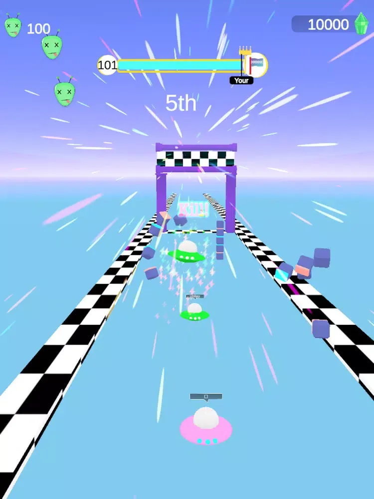 Zrzuty ekranu Space RaceIO iPad 