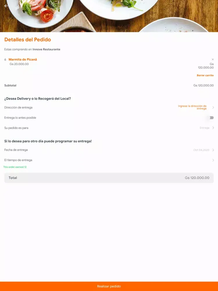 Kuku Delivery - Hacer Pedidos iPad  Screenshots