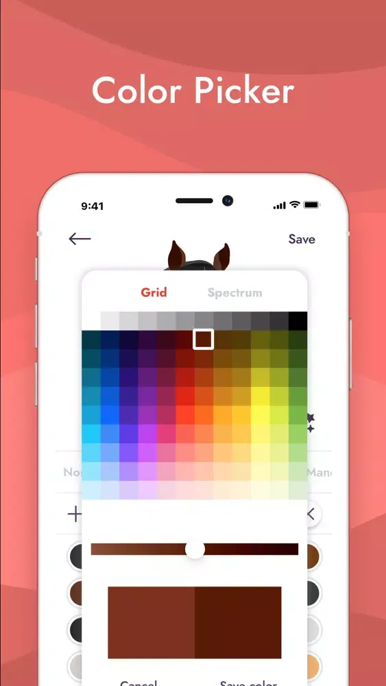 ภาพหน้าจอของ MojiCreator - Horse Emoji