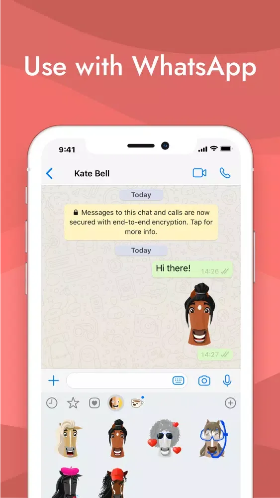 ภาพหน้าจอของ MojiCreator - Horse Emoji
