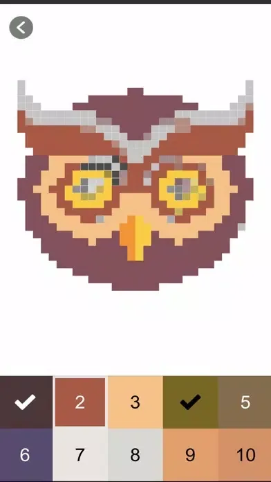 Ảnh chụp màn hình của Rik Pixel Number Color