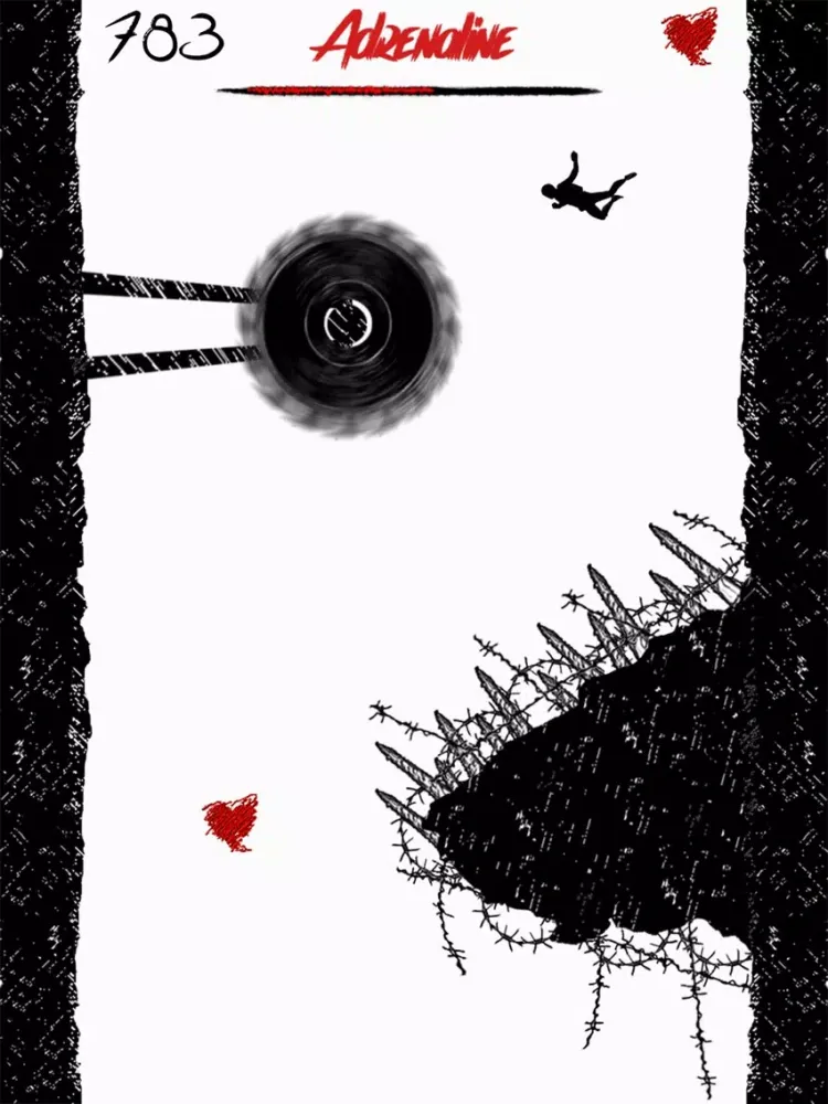 Endless Falling iPad  سکرین شاٹس