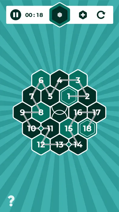 Ảnh chụp màn hình của Number Mazes: Rikudo Puzzles