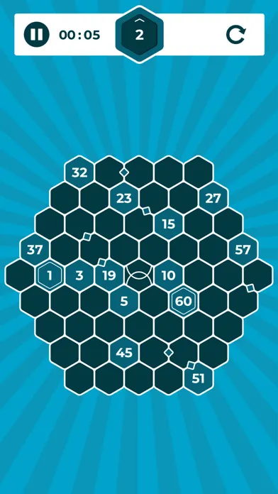 Ảnh chụp màn hình của Number Mazes: Rikudo Puzzles