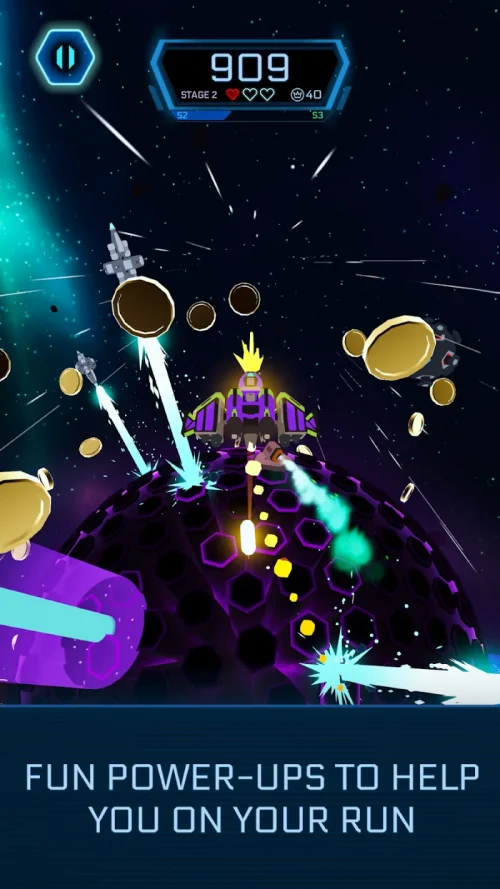 Galaxy Swirl: Hexa Endless Run-screenshot-4