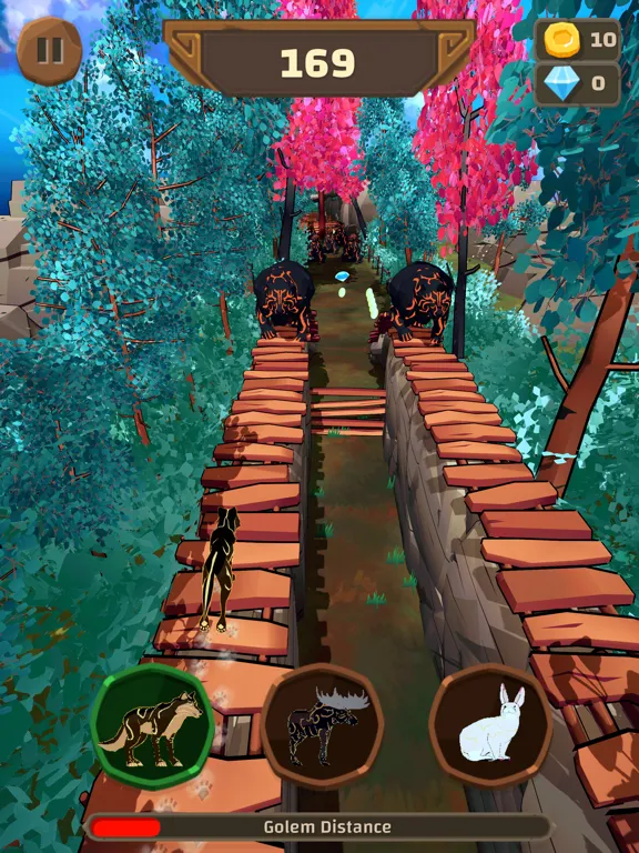 ภาพหน้าจอของ Shapeshifter: Animal Run iPad 