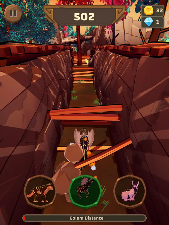 ภาพหน้าจอของ Shapeshifter: Animal Run iPad 