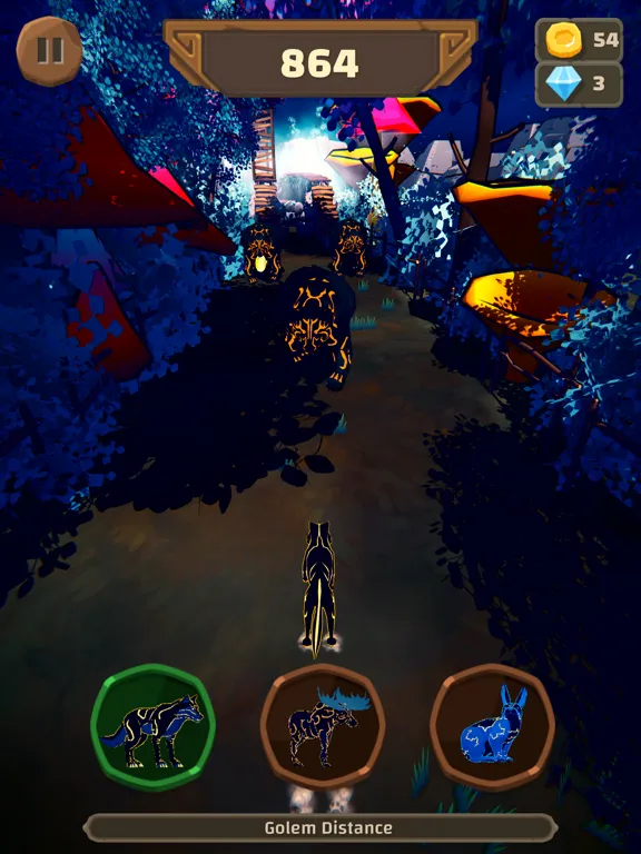 ภาพหน้าจอของ Shapeshifter: Animal Run iPad 
