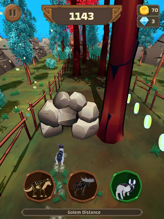 ภาพหน้าจอของ Shapeshifter: Animal Run iPad 