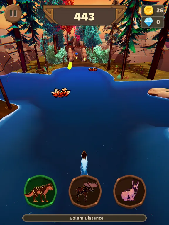 ภาพหน้าจอของ Shapeshifter: Animal Run iPad 
