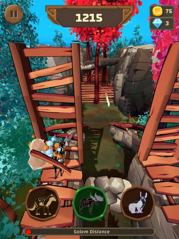 ภาพหน้าจอของ Shapeshifter: Animal Run iPad 