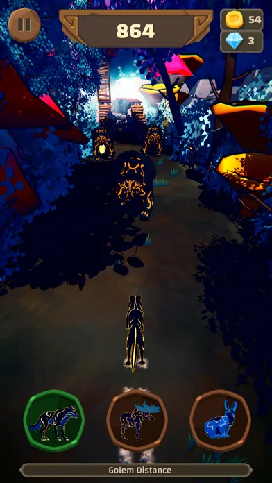 ภาพหน้าจอของ Shapeshifter: Animal Run