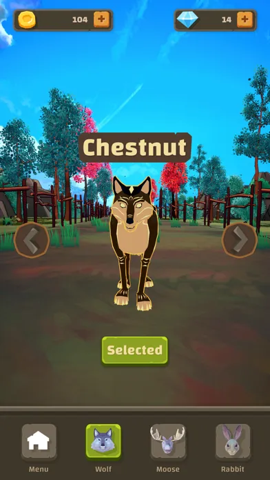 ภาพหน้าจอของ Shapeshifter: Animal Run