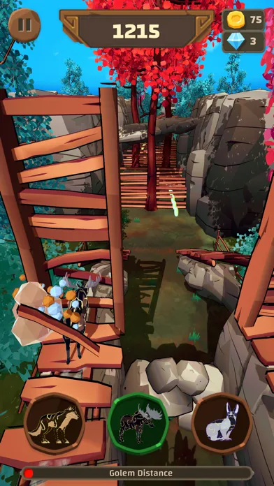 ภาพหน้าจอของ Shapeshifter: Animal Run