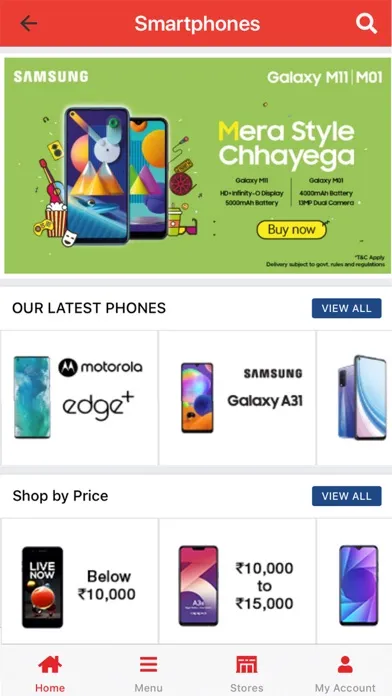 Reliance Digital Shopping App 스크린샷