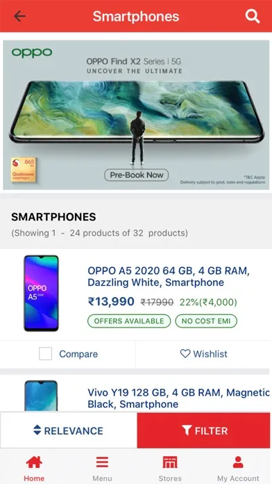 Reliance Digital Shopping App 스크린샷