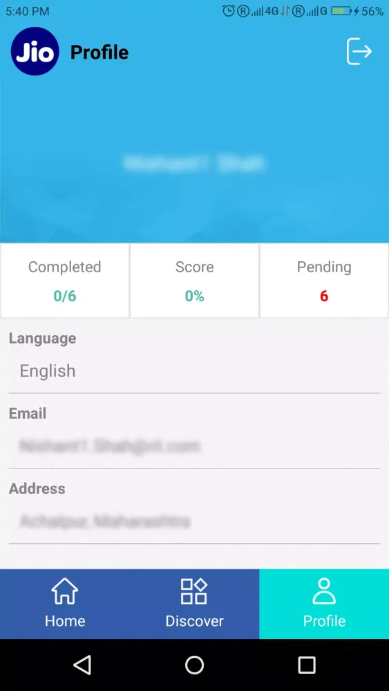 Jio Partner Training سکرین شاٹس