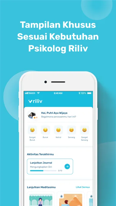 Capturas de pantalla de Riliv Psikolog