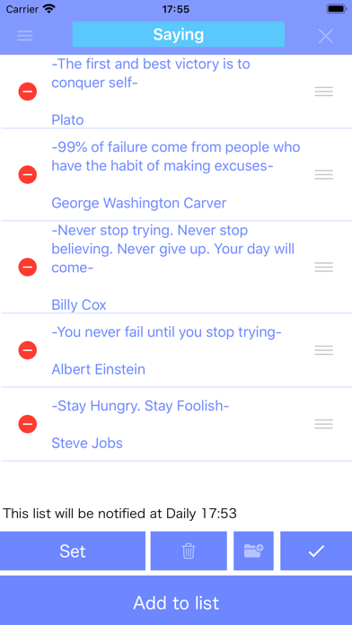 Capturas de tela do Random Notification