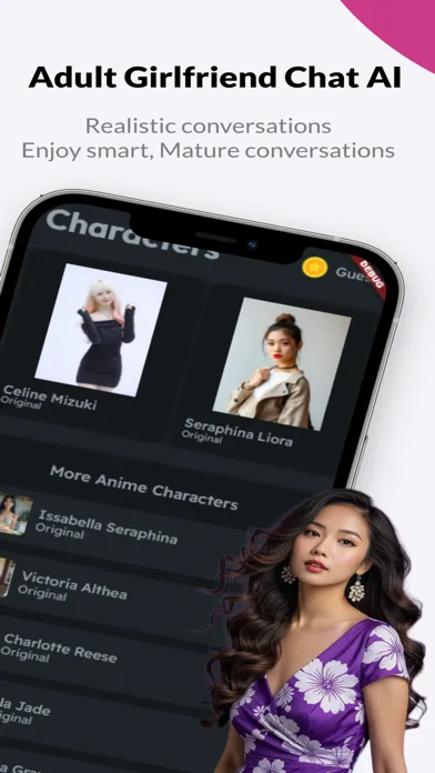 Adult Girlfriend Chat AI Screenshots
