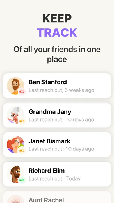 Socially - Friends Reminder应用截图