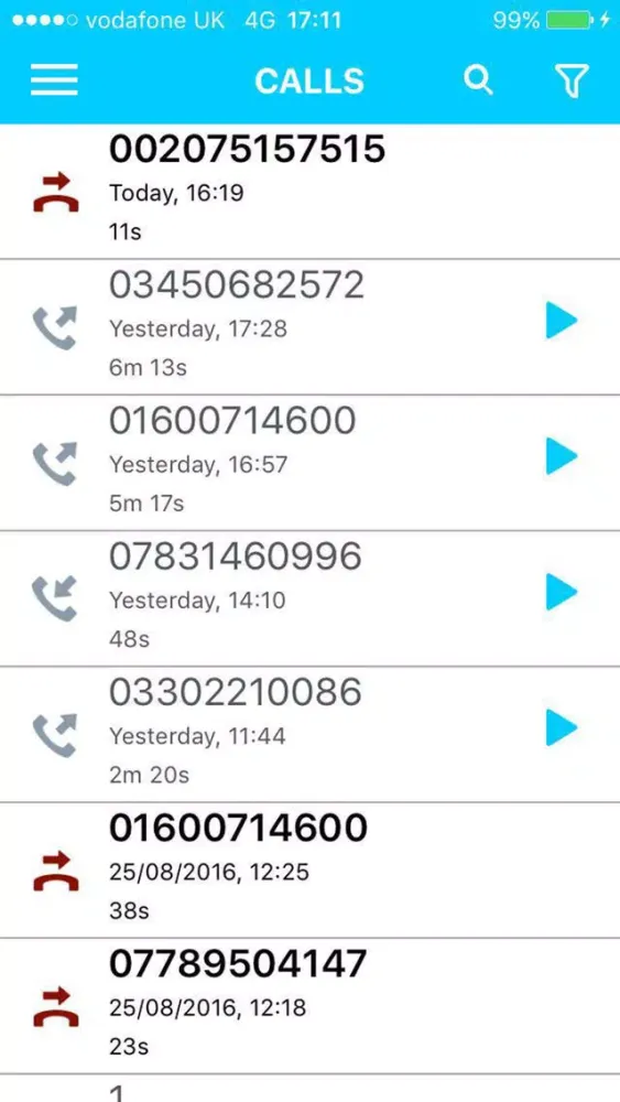 Callbox: Upgrade for landlines Screenshots