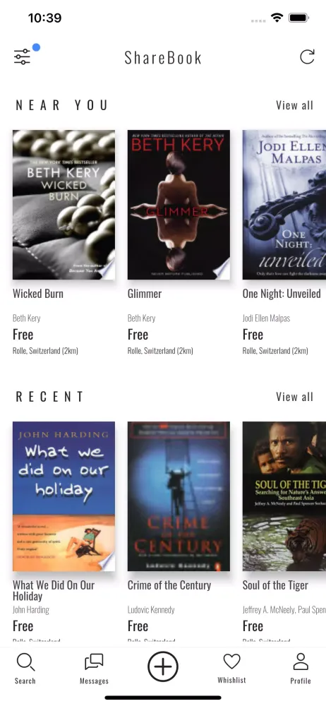 ShareBook Screenshots