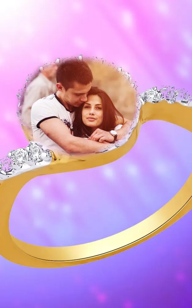 صور Lovely Ring Photo Frames –Love