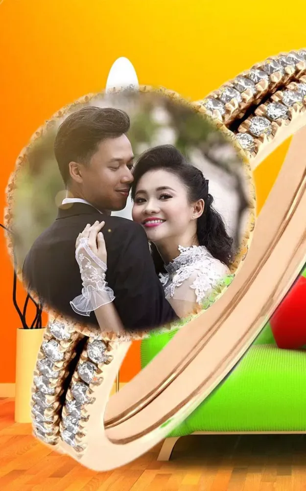 صور Lovely Ring Photo Frames –Love