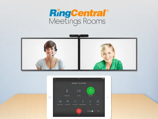 Скриншоты RingCentral Meetings Rooms iPad 